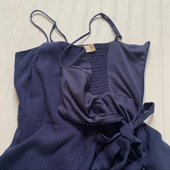 Altar’s State ~Ruffle Blue Mini Dress - Picture 10 of 11